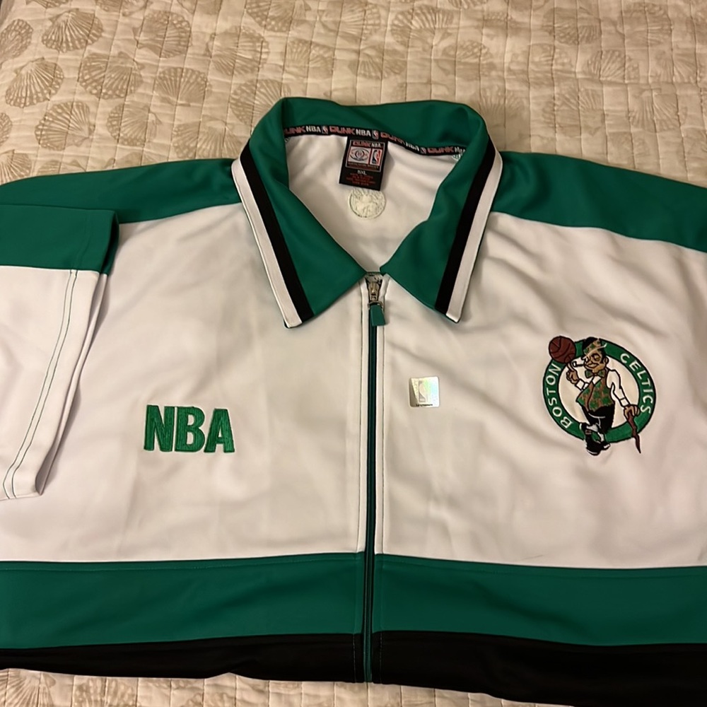 Dunk NBA 5xl Kelly green, white black, full zip jacket n zip on both pants legs - Picture 3 of 4